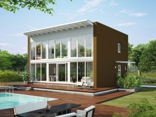 Style de maison 176 ELK avec toiture auvent | Minergie P-Standard
