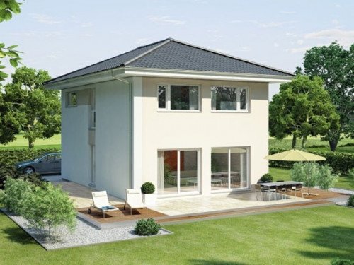 Maison ELK 134 avec un toit en croupe en Minergie P-Standard | nouveau design
